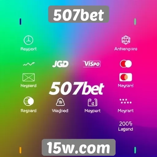 Variedade de métodos de pagamento disponíveis no 507bet