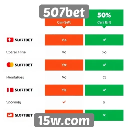Comparação entre 507bet e concorrentes
