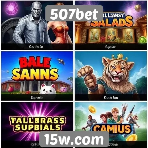 Comparativo entre jogos populares na plataforma 507bet